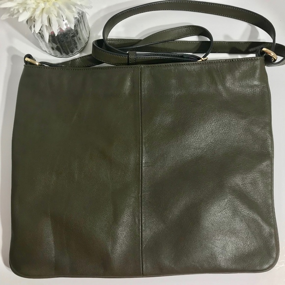 SOLD!! MARGOT Soft Brown Leather Crossbody - Picture 2 of 8